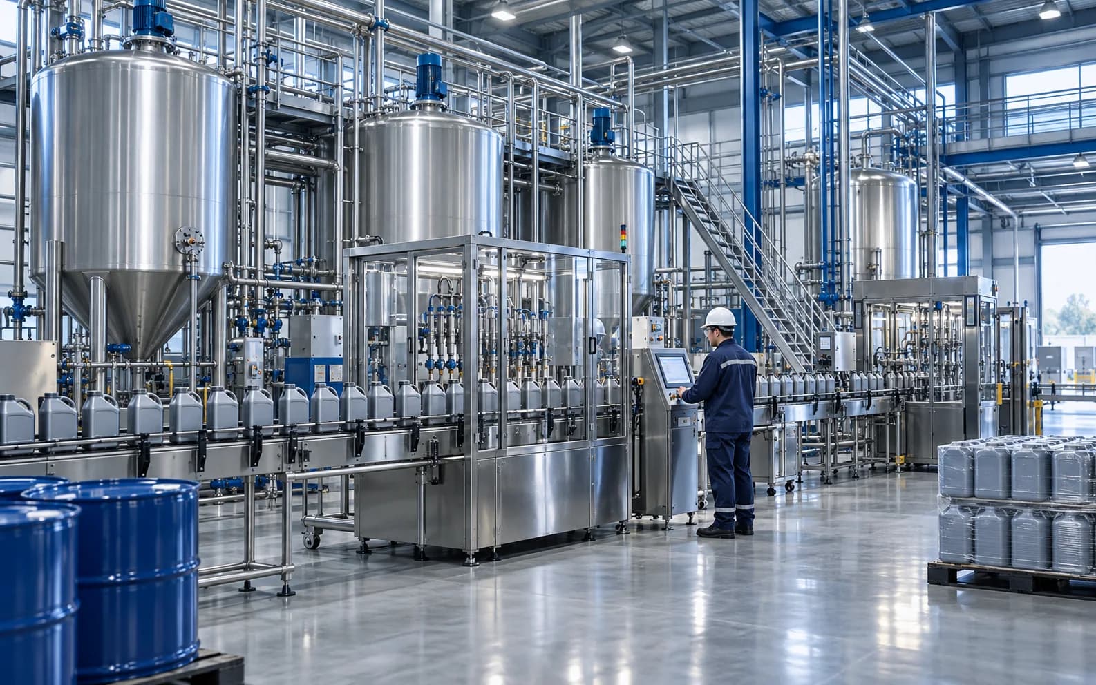 Lubricant Manufacturing application
